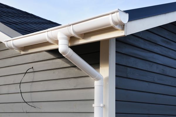 PVC Rain Gutter Installation in Mooresville
